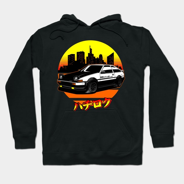 Toyota AE 86 Takumi Tofu Hoodie by aredie19